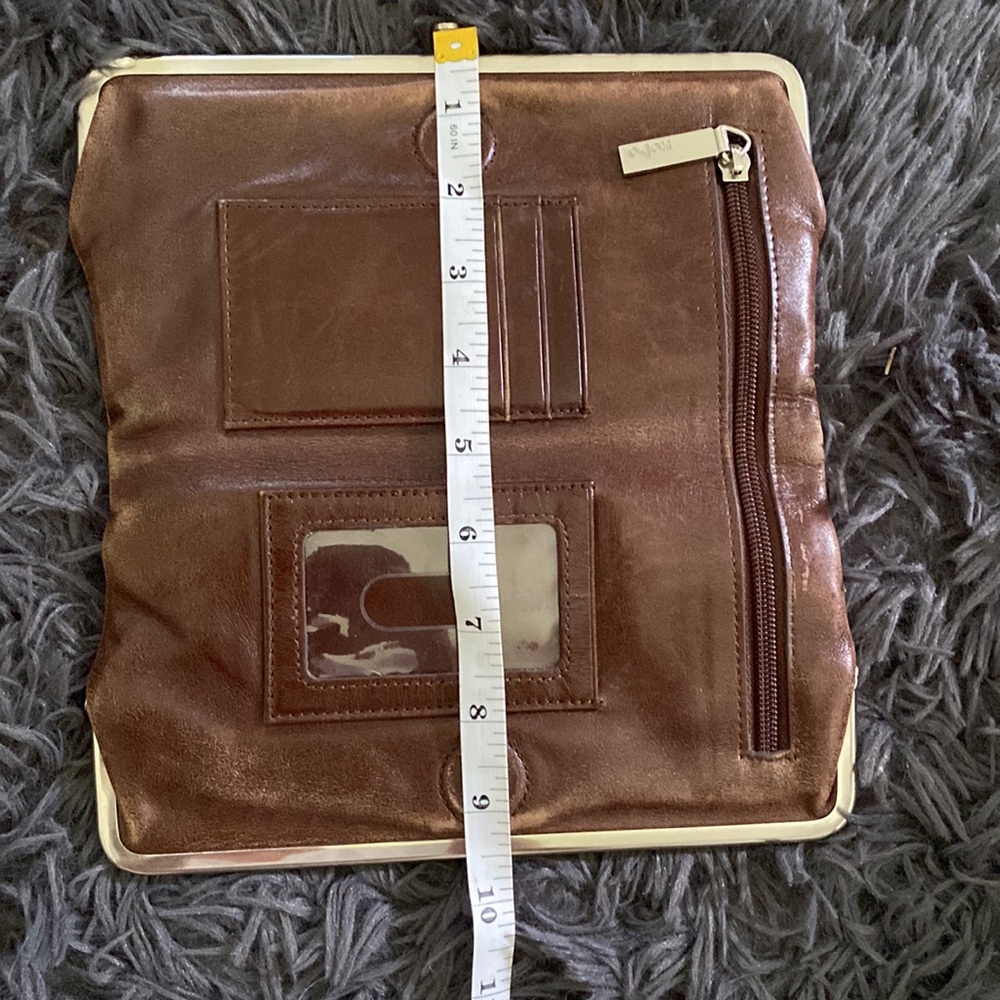 HOBO Brown Leather Clutch - Picture 9 of 10